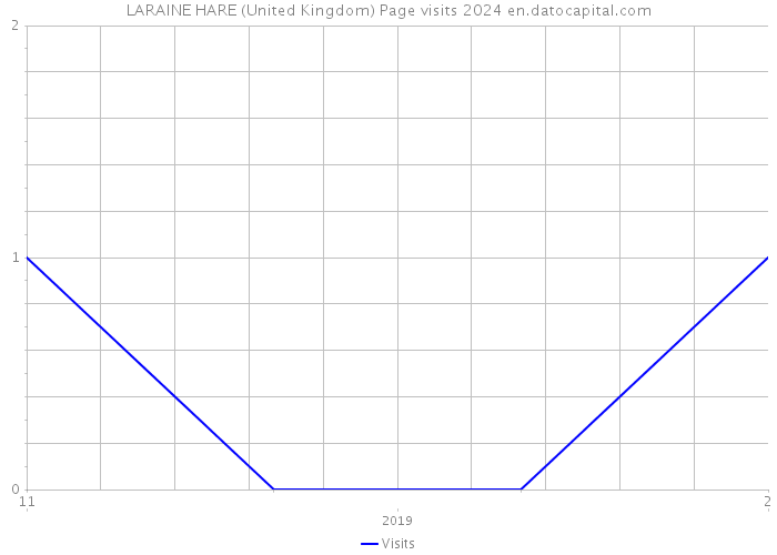 LARAINE HARE (United Kingdom) Page visits 2024 