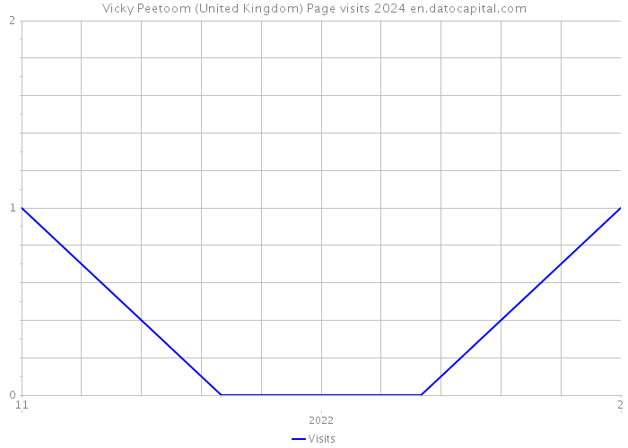Vicky Peetoom (United Kingdom) Page visits 2024 