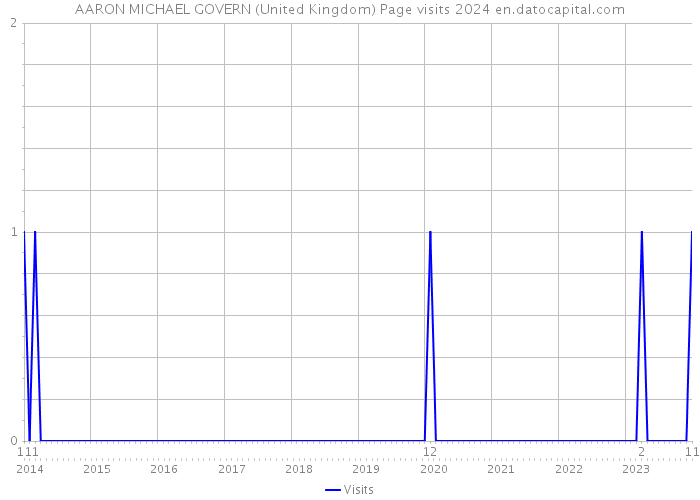 AARON MICHAEL GOVERN (United Kingdom) Page visits 2024 
