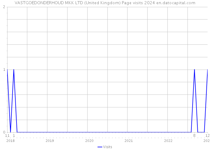 VASTGOEDONDERHOUD MKK LTD (United Kingdom) Page visits 2024 