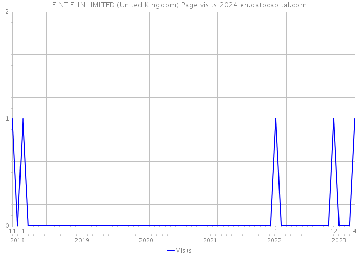 FINT FLIN LIMITED (United Kingdom) Page visits 2024 