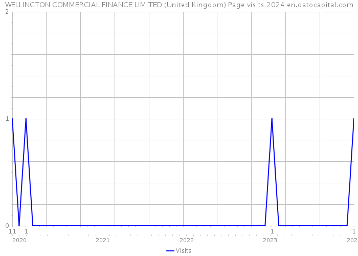 WELLINGTON COMMERCIAL FINANCE LIMITED (United Kingdom) Page visits 2024 