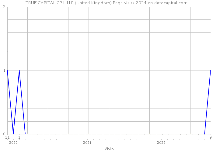 TRUE CAPITAL GP II LLP (United Kingdom) Page visits 2024 