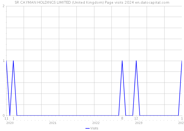 SR CAYMAN HOLDINGS LIMITED (United Kingdom) Page visits 2024 