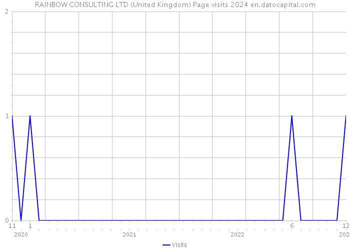 RAINBOW CONSULTING LTD (United Kingdom) Page visits 2024 