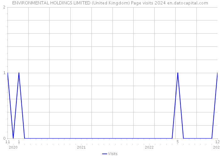 ENVIRONMENTAL HOLDINGS LIMITED (United Kingdom) Page visits 2024 