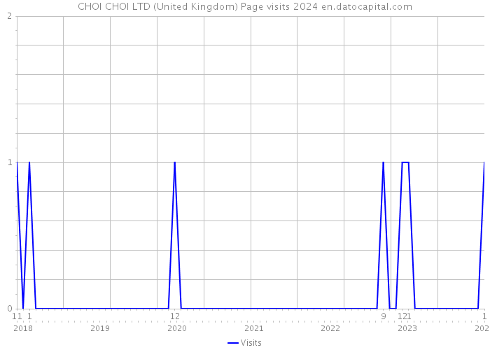 CHOI CHOI LTD (United Kingdom) Page visits 2024 