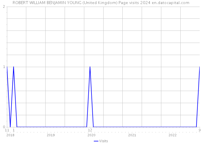 ROBERT WILLIAM BENJAMIN YOUNG (United Kingdom) Page visits 2024 