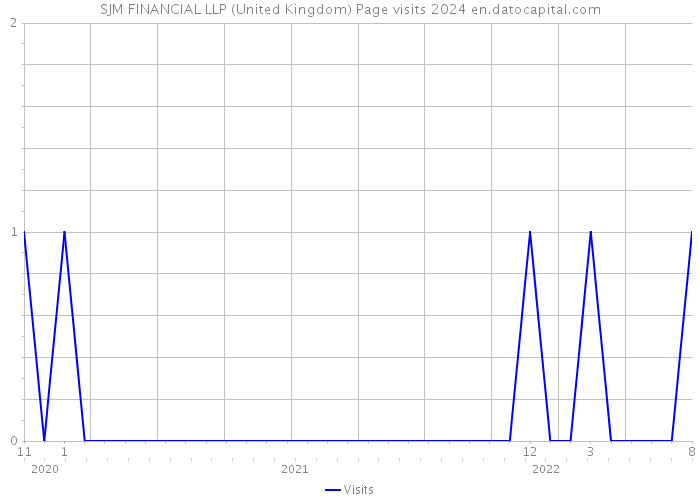 SJM FINANCIAL LLP (United Kingdom) Page visits 2024 
