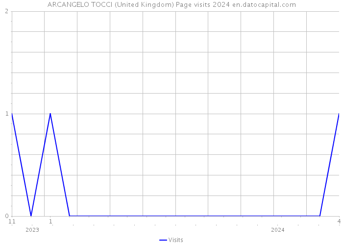 ARCANGELO TOCCI (United Kingdom) Page visits 2024 