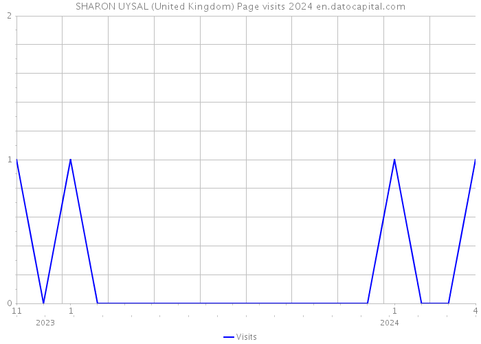SHARON UYSAL (United Kingdom) Page visits 2024 