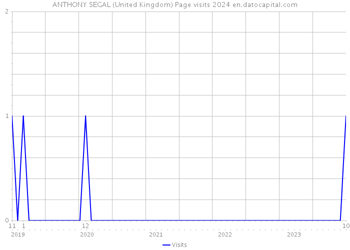 ANTHONY SEGAL (United Kingdom) Page visits 2024 