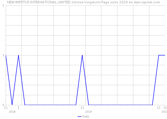 NEW IMPETUS INTERNATIONAL LIMITED (United Kingdom) Page visits 2024 