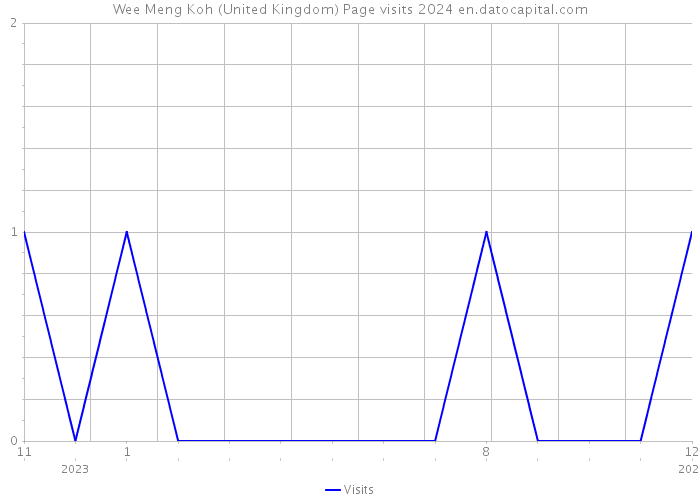 Wee Meng Koh (United Kingdom) Page visits 2024 