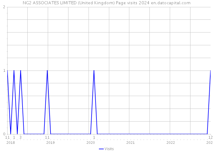 NG2 ASSOCIATES LIMITED (United Kingdom) Page visits 2024 