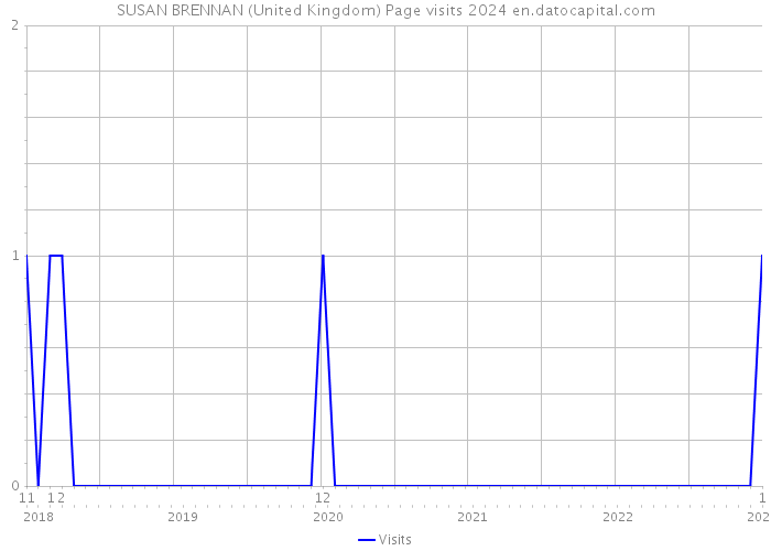 SUSAN BRENNAN (United Kingdom) Page visits 2024 