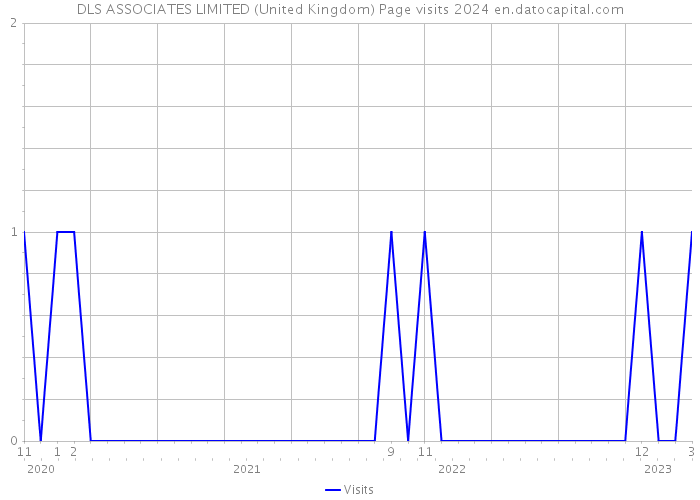 DLS ASSOCIATES LIMITED (United Kingdom) Page visits 2024 