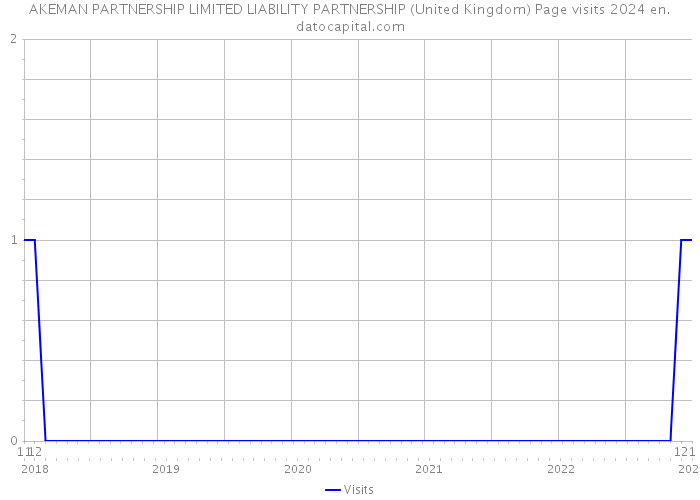 AKEMAN PARTNERSHIP LIMITED LIABILITY PARTNERSHIP (United Kingdom) Page visits 2024 