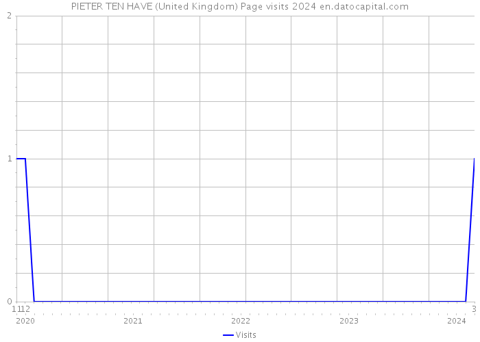 PIETER TEN HAVE (United Kingdom) Page visits 2024 