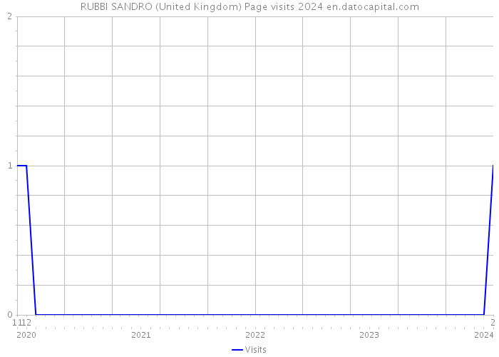 RUBBI SANDRO (United Kingdom) Page visits 2024 