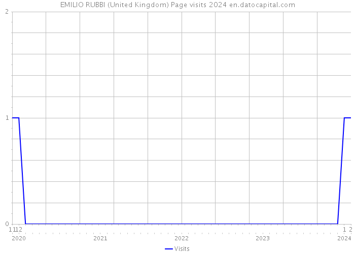 EMILIO RUBBI (United Kingdom) Page visits 2024 