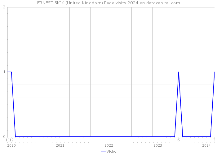 ERNEST BICK (United Kingdom) Page visits 2024 