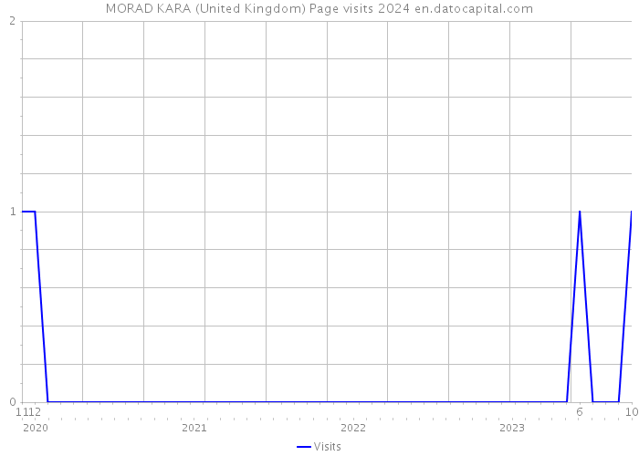 MORAD KARA (United Kingdom) Page visits 2024 