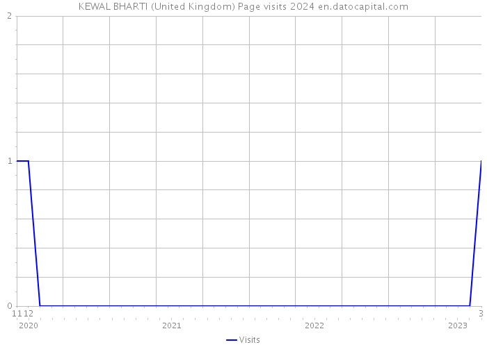 KEWAL BHARTI (United Kingdom) Page visits 2024 