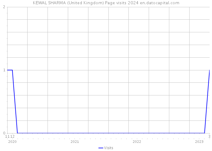 KEWAL SHARMA (United Kingdom) Page visits 2024 