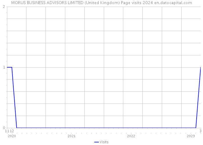 MORUS BUSINESS ADVISORS LIMITED (United Kingdom) Page visits 2024 