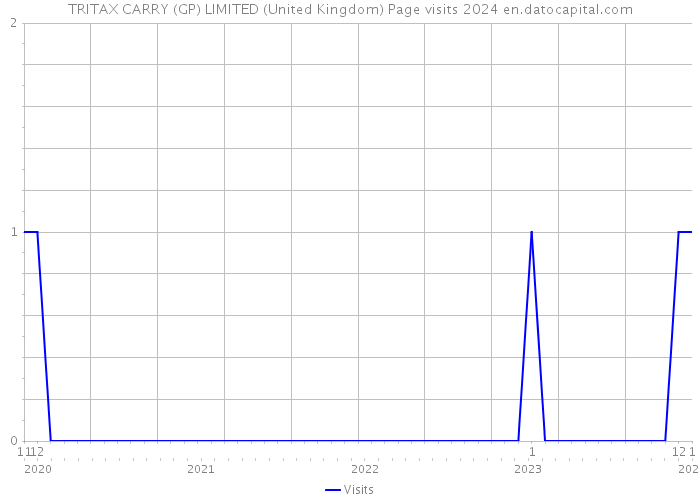 TRITAX CARRY (GP) LIMITED (United Kingdom) Page visits 2024 
