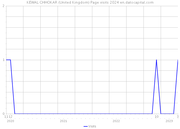 KEWAL CHHOKAR (United Kingdom) Page visits 2024 