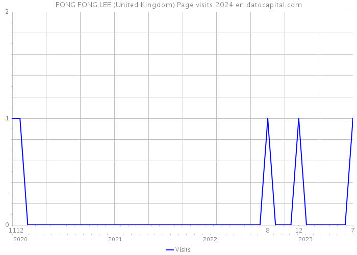 FONG FONG LEE (United Kingdom) Page visits 2024 