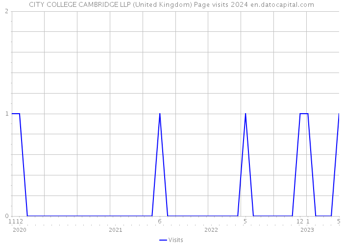CITY COLLEGE CAMBRIDGE LLP (United Kingdom) Page visits 2024 