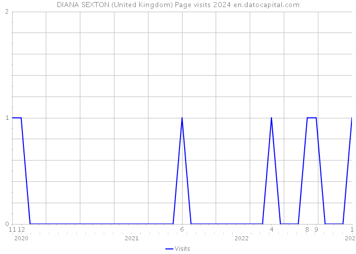 DIANA SEXTON (United Kingdom) Page visits 2024 