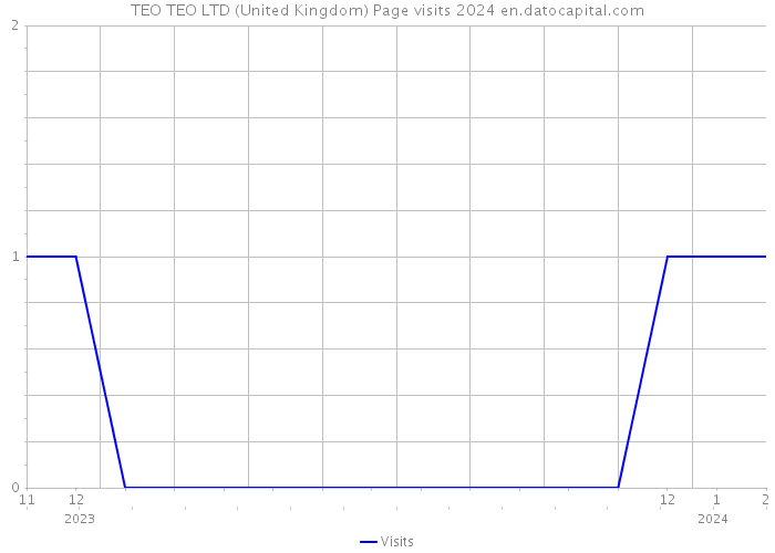 TEO TEO LTD (United Kingdom) Page visits 2024 