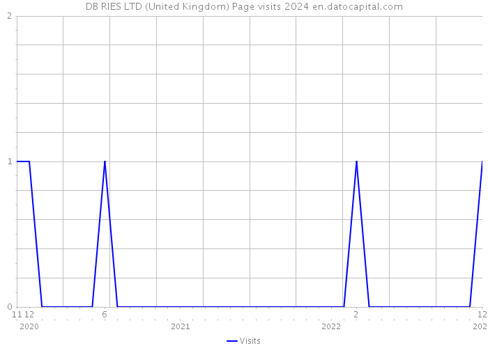DB RIES LTD (United Kingdom) Page visits 2024 
