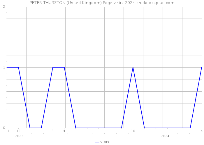PETER THURSTON (United Kingdom) Page visits 2024 