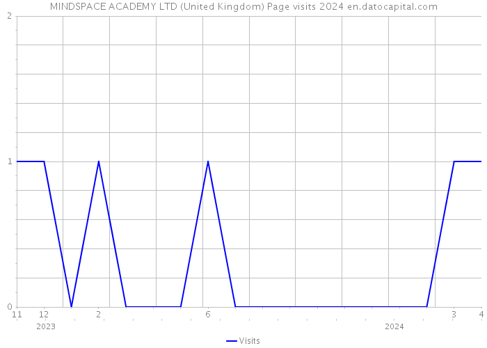 MINDSPACE ACADEMY LTD (United Kingdom) Page visits 2024 