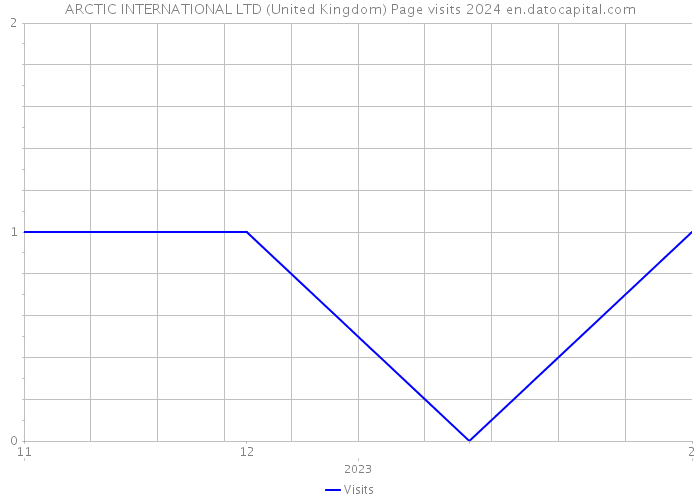 ARCTIC INTERNATIONAL LTD (United Kingdom) Page visits 2024 
