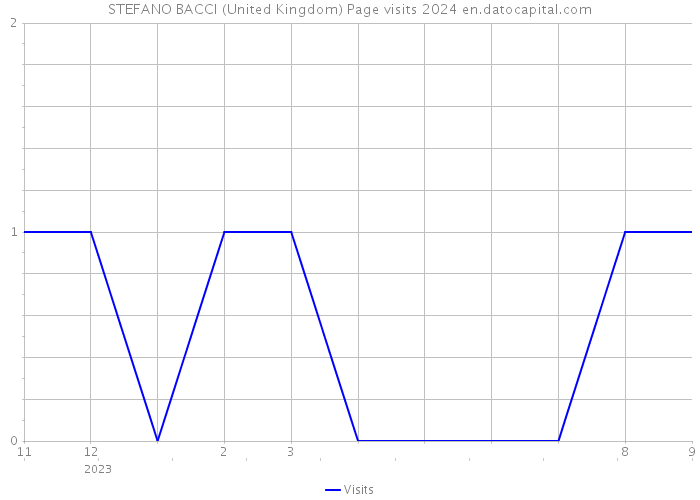 STEFANO BACCI (United Kingdom) Page visits 2024 