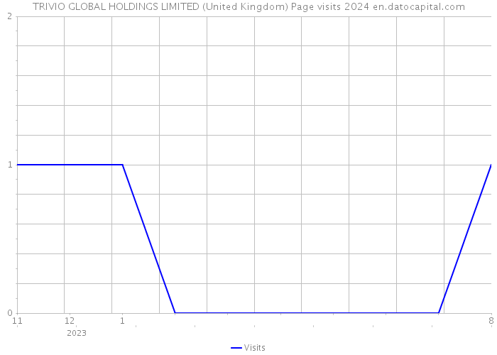 TRIVIO GLOBAL HOLDINGS LIMITED (United Kingdom) Page visits 2024 