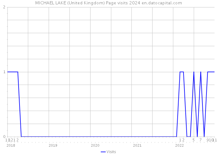 MICHAEL LAKE (United Kingdom) Page visits 2024 