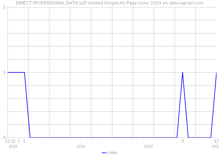 DIRECT PROFESSIONAL DATA LLP (United Kingdom) Page visits 2024 