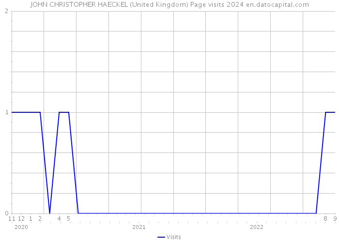 JOHN CHRISTOPHER HAECKEL (United Kingdom) Page visits 2024 
