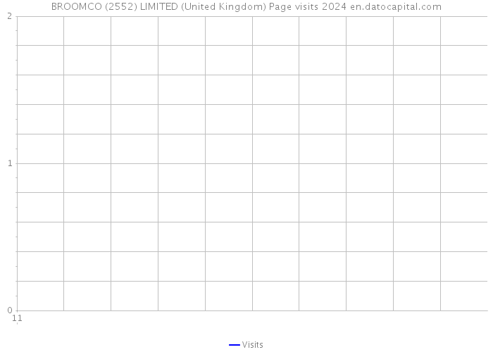 BROOMCO (2552) LIMITED (United Kingdom) Page visits 2024 