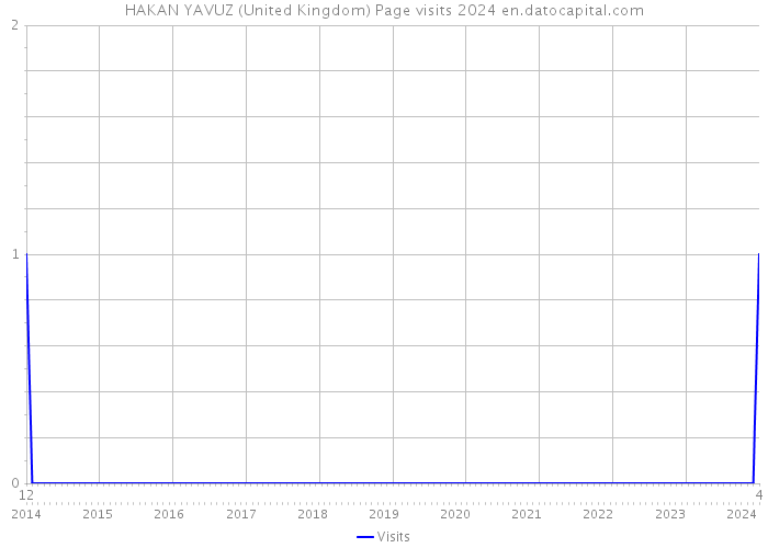 HAKAN YAVUZ (United Kingdom) Page visits 2024 