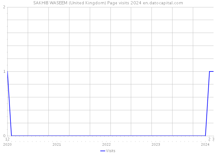 SAKHIB WASEEM (United Kingdom) Page visits 2024 