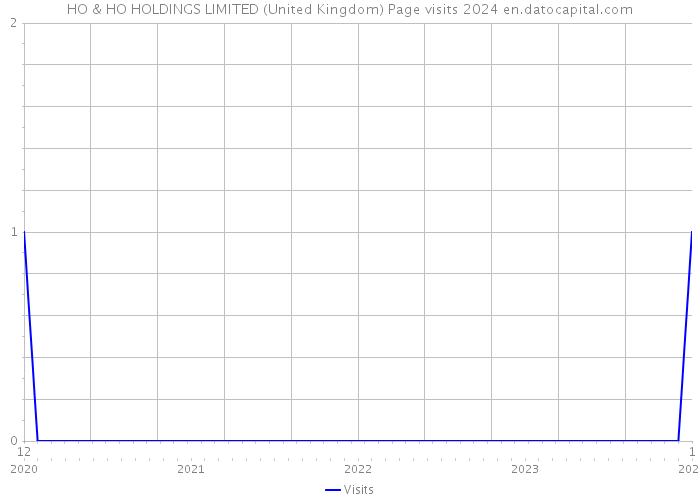 HO & HO HOLDINGS LIMITED (United Kingdom) Page visits 2024 