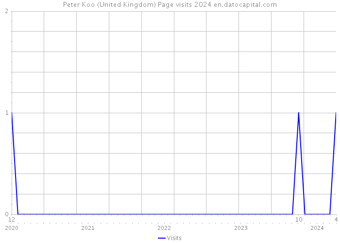 Peter Koo (United Kingdom) Page visits 2024 